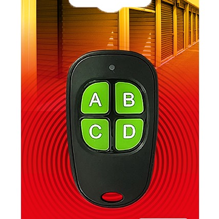 TELECOMANDA UNIVERSALA RF Superior,compatib porti si bariere cu frecv fixa 433.92 Mhz,necesita telecomanda orig ptr copiere cod, bateriile (2xCR2016) incluse, negru 