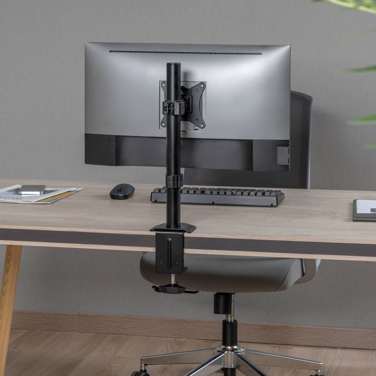 SUPORT de masa Superior, pt 1 monitor plat, diagonala compatibila 17-32 inch, unghi reglabil sus-jos si stanga-dreapta, VESA compatibil max 100×100, max 9 Kg 