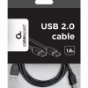 CABLU USB GEMBIRD pt. conectare HUB / HDD, USB 2.0 (T) la USB 2.0 (T), 1.8m, black, 