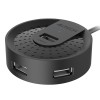 HUB extern A4TECH, porturi USB-A: USB 2.0 x 4, conectare prin USB , cablu 1.5 m, negru, 