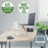 SUPORT ERGONOMIC LEITZ ERGO, pentru laptop, ajustabil, alb 