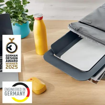 SUPORT ERGONOMIC LEITZ ERGO COSY, pentru laptop, ajustabil, gri antracit 