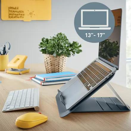 SUPORT ERGONOMIC LEITZ ERGO COSY, pentru laptop, ajustabil, gri antracit 