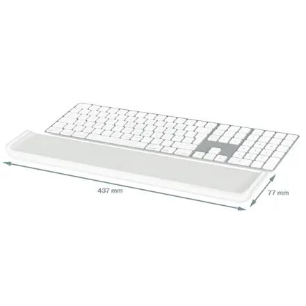SUPORT ERGONOMIC LEITZ ERGO COSY, pentru tastatura, gri deschis 