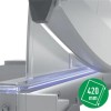 Ghilotina Leitz Home Office Precision, format A3, capacitate 10 coli 80gsm, dim. 346x616x346mm, otel inoxidabil, pat lemn laminat negru, 