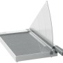 Ghilotina Leitz Home Office Precision, format A3, capacitate 10 coli 80gsm, dim. 346x616x346mm, otel inoxidabil, pat lemn laminat negru, 