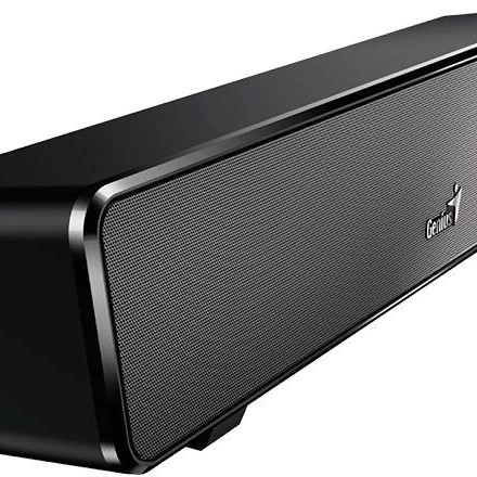 BOXE GENIUS Soundbar, RMS: 6W (3W x2), frecv. raspuns 110 Hz - 20 kHz Line-in jack 3.5 mm/USB dimensiuni 320 x 65 x 70 mm negru, 