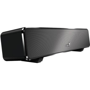 BOXE GENIUS Soundbar, RMS: 6W (3W x2), frecv. raspuns 110 Hz - 20 kHz Line-in jack 3.5 mm/USB dimensiuni 320 x 65 x 70 mm negru, 