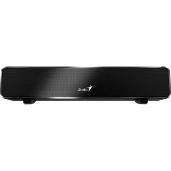 BOXE GENIUS Soundbar, RMS: 6W (3W x2), frecv. raspuns 110 Hz - 20 kHz Line-in jack 3.5 mm/USB dimensiuni 320 x 65 x 70 mm negru, 