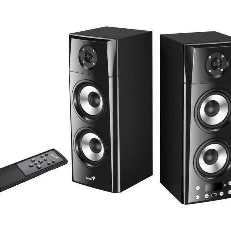 BOXE GENIUS 2.0, RMS: 60W, frecv. raspuns 65 Hz - 20 kHz input USB/RCA/Bluetooth 5.0, negru, 