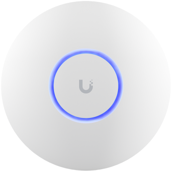Ubiquiti U6+ access point.WiFi 6 model with throughput rate of 573.5 Mbps at 2.4 GHz and 2402 Mbps at 5 GHz.No POE injector.UI recommends U-POE-AF or POE switch 
