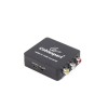ADAPTOR video GEMBIRD, splitter HDMI (M) la Composite video + audio L/R (M) x 2, rezolutie maxima Full HD (1920 x 1080) la 60Hz, black, 
