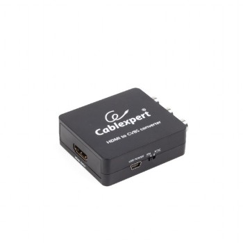 ADAPTOR video GEMBIRD, splitter HDMI (M) la Composite video + audio L/R (M) x 2, rezolutie maxima Full HD (1920 x 1080) la 60Hz, black, 