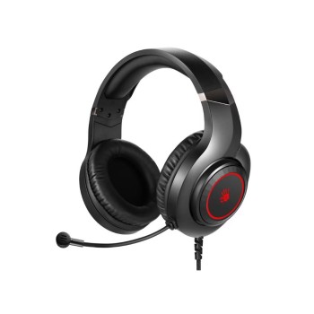 CASTI A4TECH Bloody gaming, cu fir, tip standard, utilizare multimedia (PC and more), microfon pe casca, iluminare, negru, USB, cablu 2m, 