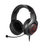 CASTI A4TECH Bloody gaming, cu fir, tip standard, utilizare multimedia (PC and more), microfon pe casca, iluminare, negru, USB, cablu 2m, 