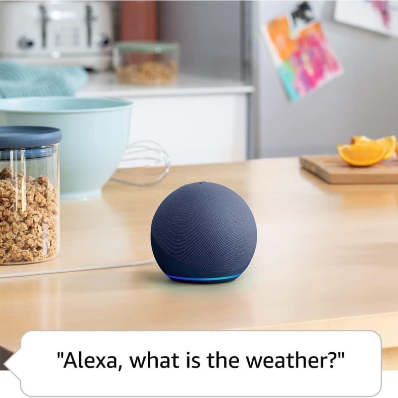 Amazon Echo Dot 5, with Alexa, Blue 