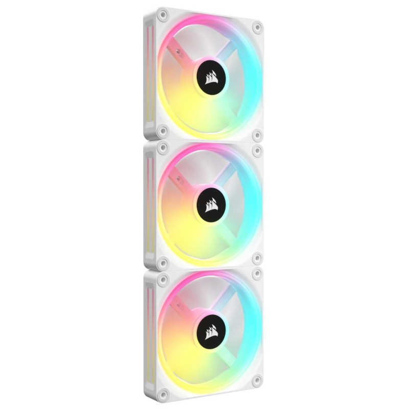 Vent CR iCUE LINK QX120 RGB WHITE TRP 