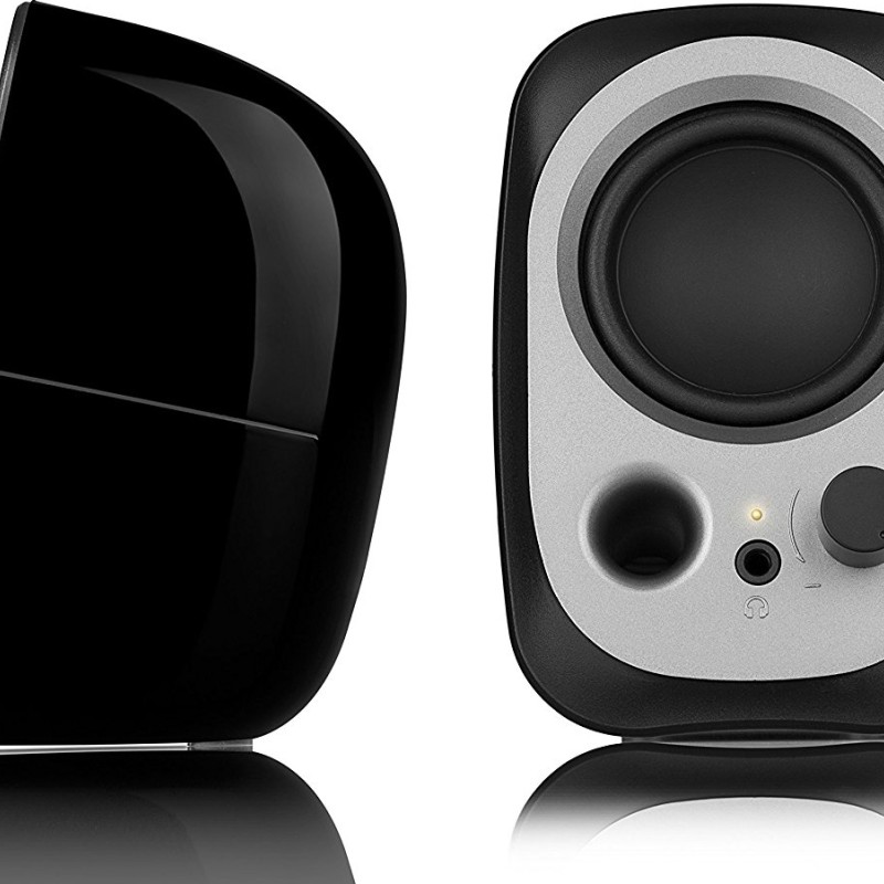 BOXE EDIFIER 2.0, RMS:   4W (2 x 2W), bass reflex port, USB power, black, 
