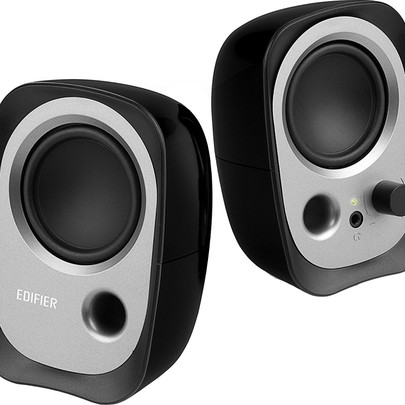 BOXE EDIFIER 2.0, RMS:   4W (2 x 2W), bass reflex port, USB power, black, 