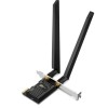 ADAPTOR RETEA TP-LINK AXE5400, extern wireless 2.4 GHz | 5 GHz | 6 Ghz, PCI-E port, 5400 Mbps, WI-FI 6E si Bluetooth 5.3, antena externa x 2, 