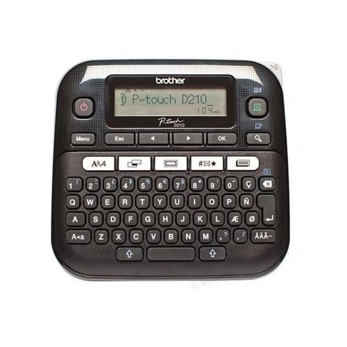 Imprimanta Direct Termic BROTHER 180dpi  PT-D210, Viteza de tiparire: 20mm/s, Latime maxima de imprimare: 12mm|Conectivitate: NU , Imprimare Cod de bare: NU, include Timbru verde 3.5 RON, 