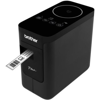 Imprimanta Direct Termic BROTHER 180dpi PT-P750W, Viteza de tiparire: 30mm/s, Latime maxima de imprimare: 24mm|Conectiv: USB|WiFi|NFC , Imprimare Cod de bare: DA, (Timbru verde 3.5 RON, 