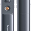 PRESENTER laser Orange Dot Baseus RF2.4GHz, laser rosu, distanta maxima 100m, transmitator USB/USB Type-C, gri 