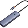 HUB USB Baseus UltraJoy 4 in 1, input USB Type-C, output 4 x USB 3.0, gri 