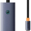 HUB USB Baseus UltraJoy 4 in 1, input USB Type-C, output 4 x USB 3.0, gri 