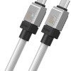 CABLU alimentare si date Baseus, Fast Charging Data Cable pt. smartphone, USB Type-C (T) la USB Type-C (T),  E-marker, 100W, 1m, alb, 