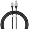 CABLU alimentare si date Baseus, Fast Charging Data Cable pt. smartphone, USB (T) la USB Type-C (T),  100W, 1m, negru, 