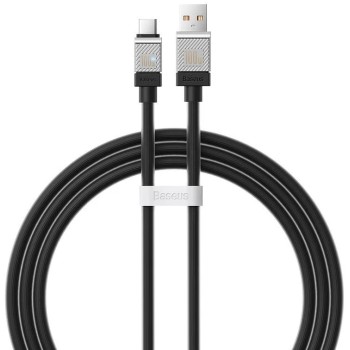 CABLU alimentare si date Baseus, Fast Charging Data Cable pt. smartphone, USB (T) la USB Type-C (T),  100W, 1m, negru, 