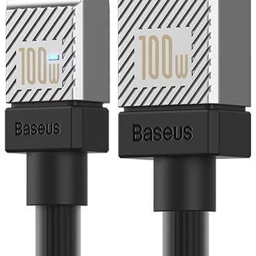 CABLU alimentare si date Baseus, Fast Charging Data Cable pt. smartphone, USB (T) la USB Type-C (T),  100W, 1m, negru, 