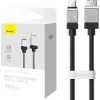 CABLU alimentare si date Baseus, Fast Charging Data Cable pt. smartphone, USB (T) la USB Type-C (T),  100W, 1m, negru, 