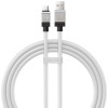 CABLU alimentare si date Baseus, Fast Charging Data Cable pt. smartphone, USB (T) la USB Type-C (T), 100W, 1m, alb, 