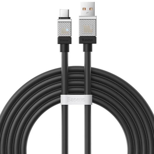 CABLU alimentare si date Baseus, Fast Charging Data Cable pt. smartphone, USB (T) la USB Type-C (T), 100W, 2m, negru, 