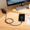 CABLU alimentare si date Baseus, Dynamic Fast Charging Data Cable pt. smartphone, USB (T) la USB Type-C (T), 100W, braided, 1m, gri, 