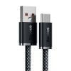 CABLU alimentare si date Baseus, Dynamic Fast Charging Data Cable pt. smartphone, USB (T) la USB Type-C (T), 100W, braided, 1m, gri, 