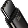 CABLU alimentare si date Baseus, Fast Charging Data Cable pt. smartphone, USB la USB Type-C (T), 100W, 480Mbps, aliaj zinc, braided(nylon),2m, negru, 