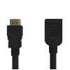 CABLU video GEMBIRD, HDMI (T) la HDMI (M) 2.0, 1.8m, prelungitor, conectori auriti, rezolutie maxima 4K (3840 x 2160) la 60 Hz, Cu, negru, 