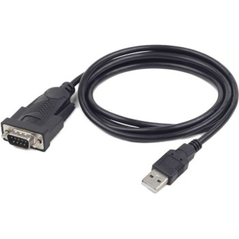 CABLU USB GEMBIRD adaptor, USB 2.0 (T) la Serial DB9M (9-pin)(RS232)(T), 1.5m, negru, 
