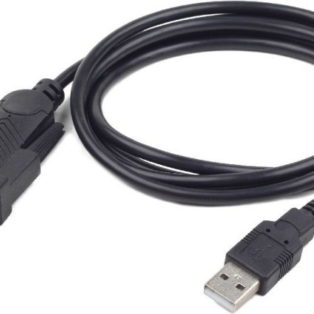 CABLU USB GEMBIRD adaptor, USB 2.0 (T) la Serial DB9M (9-pin)(RS232)(T), 1.5m, negru, 