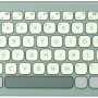 AS TASTATURA KW100 WIRELESS GREEN TEA 