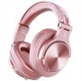Casca OneOdio wireless, cu fir, tip over ear, multimedia, DJ, conectare prin BT 5.2 | Jack 3.5 mm | Jack 6.35 mm, difuzor 40 mm, impedanta 32 Ohm, 650 mAh, roz 