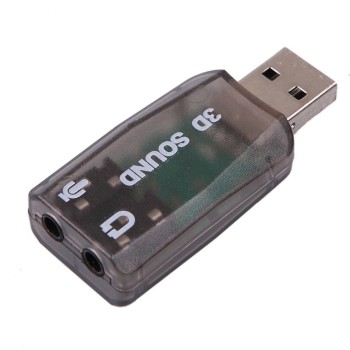 PLACA de SUNET Spacer, extern, 5.1, interfata USB 2.0, conectori 3.5 mm jack, 