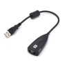 PLACA de SUNET Spacer, extern, 7.1, interfata USB 2.0, cablu 18cm, conectori 3.5 mm jack, 