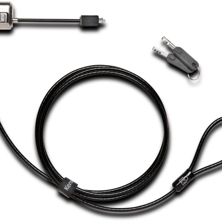 CABLU securitate KENSINGTON pt. notebook slot standard, cheie standard, 1.8m, cablu otel, permite rotire cablu, 