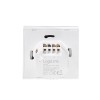 INTRERUPATOR LOGILINK, Wi-Fi Smart, ecran tactil, 2 butoane, indicator LED, compatibil TUYA, Amazon Alexa si Google Home, alb 