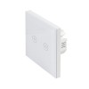 INTRERUPATOR LOGILINK, Wi-Fi Smart, ecran tactil, 2 butoane, indicator LED, compatibil TUYA, Amazon Alexa si Google Home, alb 