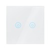 INTRERUPATOR LOGILINK, Wi-Fi Smart, ecran tactil, 2 butoane, indicator LED, compatibil TUYA, Amazon Alexa si Google Home, alb 